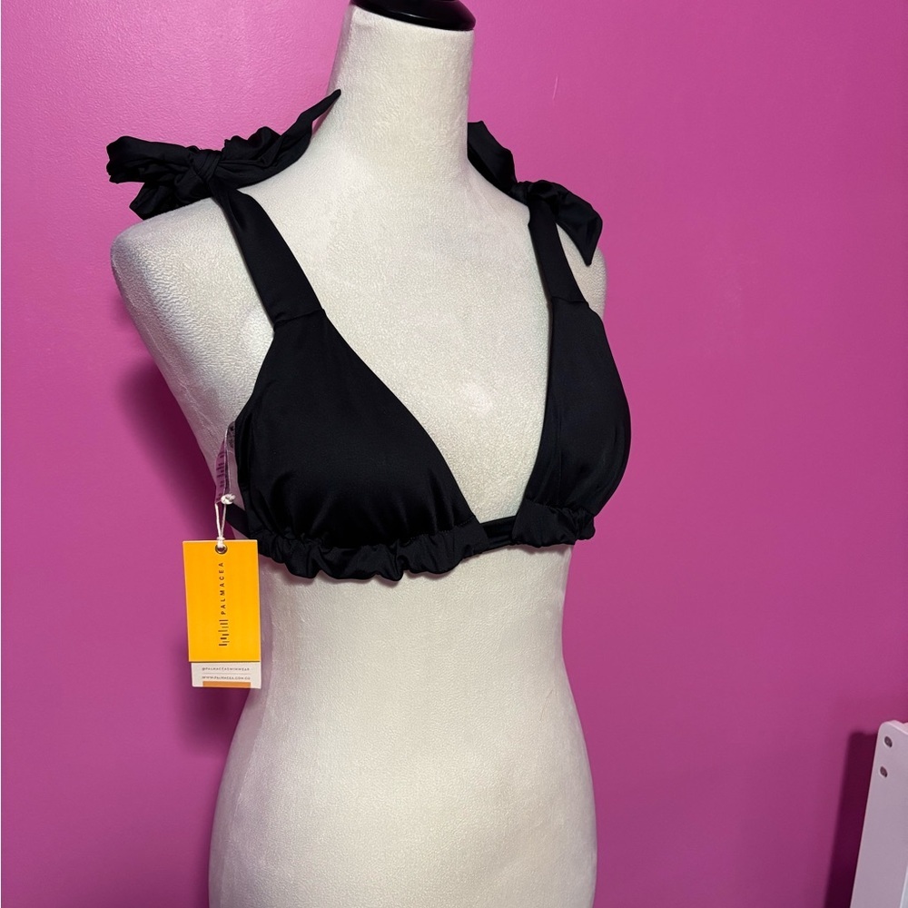 Palmacea ladies designer black “Arcilla” Bikini Top NWT! - Picture 2 of 9